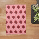 Rote Rose Blume Nahtloses Muster auf Küchentüchern Geschirrtuch<br><div class="desc">Nahtlose Muster der Rote Rose Blume auf Küchentüchern bedruckt. Blumenmuster Küchenhandtuch für Liebhaber von Blume oder Natur.</div>