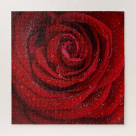 Rote Rose Blume Puzzle