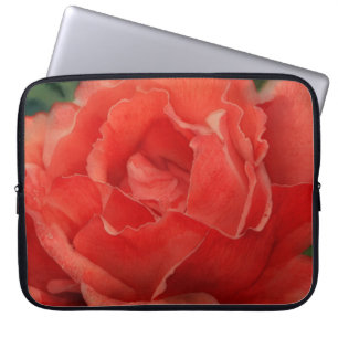 Rote Rose Blumen Kunst Laptop Hülle Sleeve