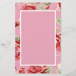 Rote Rose Blumenklassik Brautparty annou