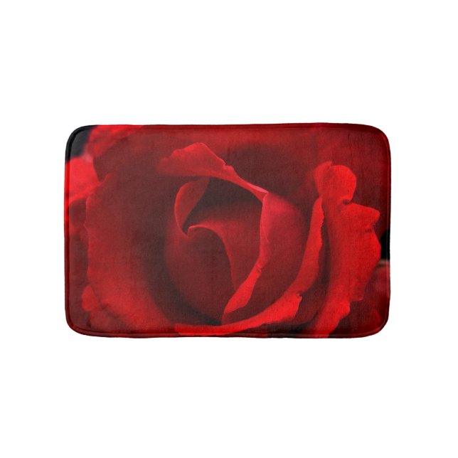 Rote Rose bmcna Badematte (Vorderseite)