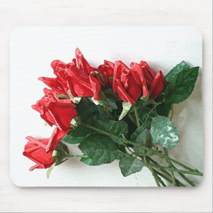 Rote Rose Bouquet Mousepad