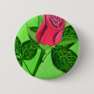 Rote Rose Button
