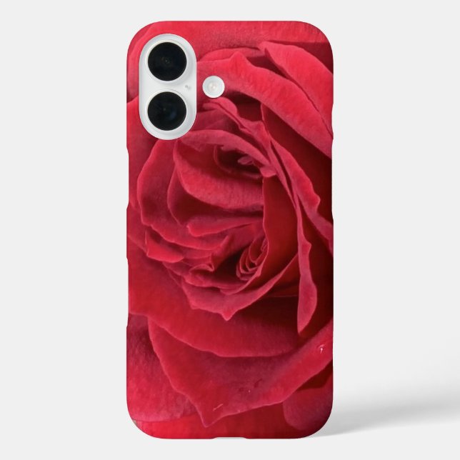Rote Rose Case-Mate iPhone Hülle (Rückseite)