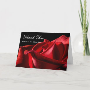 Rote Rose Danke Notiz