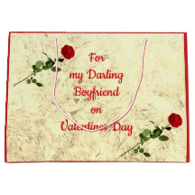 Rote Rose Darling Boyfriend auf Valentinstag