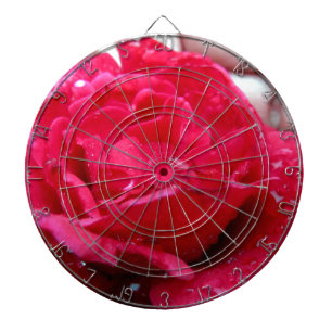 Rote Rose Dartscheibe