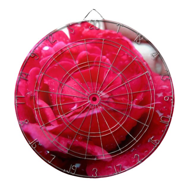 Rote Rose Dartscheibe (vorne)