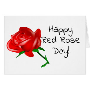 Rote Rose Day Gruß