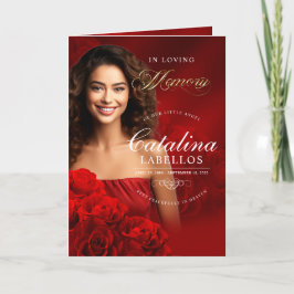 Rote Rose der Erinnerung Programm