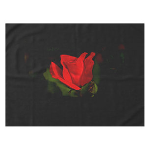 Rote Rose - dunkle Leidenschaft Tischdecke