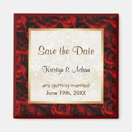 Rote Rose Elegance Magnet