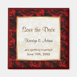 Rote Rose Elegance Magnet