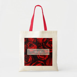 Rote Rose Elegance Tragetasche
