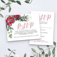 Rote Rose Elegant Quinceanera Pre-Addressed UAWG