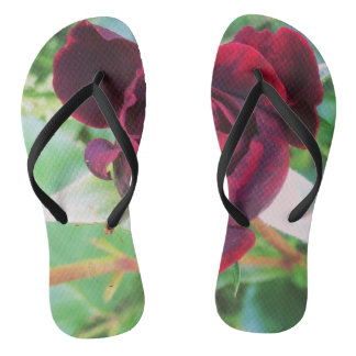 Rote Rose-Flip-Flops Flip Flops