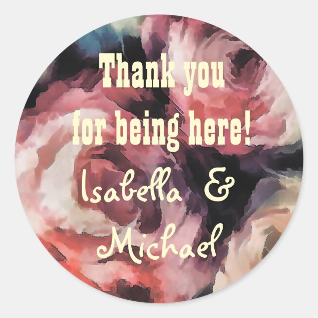 rote Rose , floral , elegant , flora , retro Runder Aufkleber (Vorderseite)