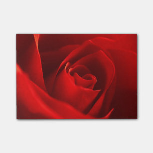 Rote Rose Foto Post-it Klebezettel
