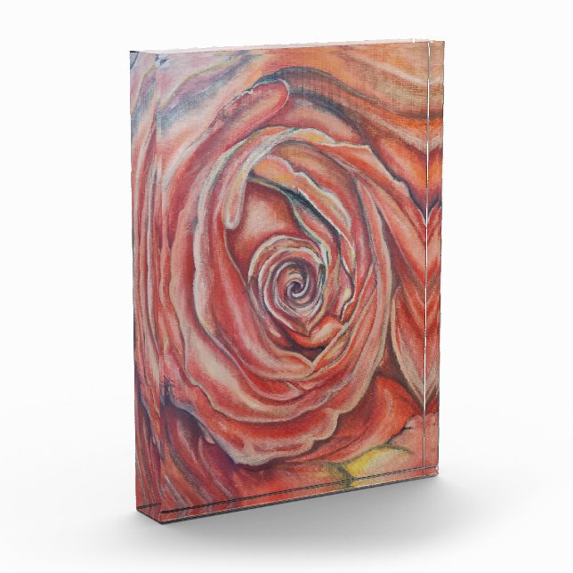 Rote Rose Fotoblock (Links)