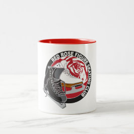 Rote Rose FSC-Logo-Tasse Zweifarbige Tasse