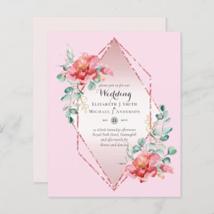 Rote Rose für Hochzeitsfeiern mit geringem Budget