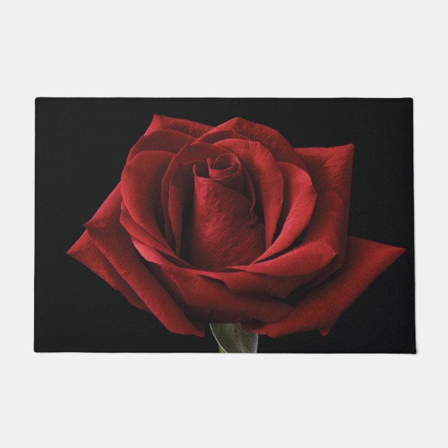Rote Rose Fußmatte (Vorderseite)