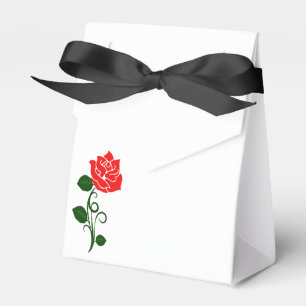 Rote Rose Gastgeschenk Bag Geschenkschachtel