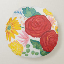 Rote Rose Gelbe Daisy Floral