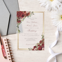 Rote Rose Hochzeit