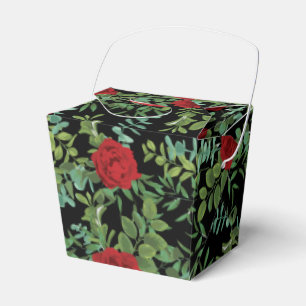 Rote Rose Hochzeit Geschenkschachtel