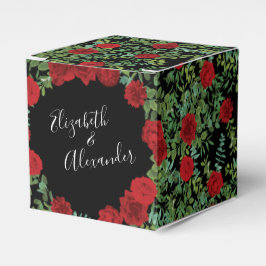 Rote Rose Hochzeit Geschenkschachtel