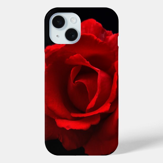 Rote Rose iphcna Case-Mate iPhone Hülle (Rückseite)