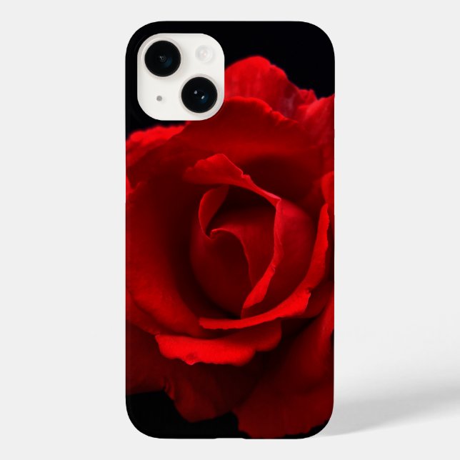 Rote Rose iphcna Case-Mate iPhone Hülle (Rückseite)