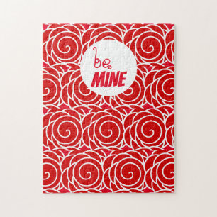 Rote Rose ist das Mine Valentine Frustration Puzzle