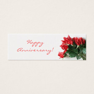 Rote Rose-Jubiläumsdisketten für Blumengeschenke