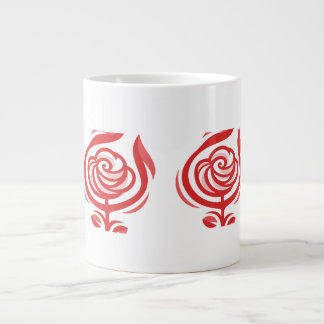 Rote Rose Jumbo-Tasse