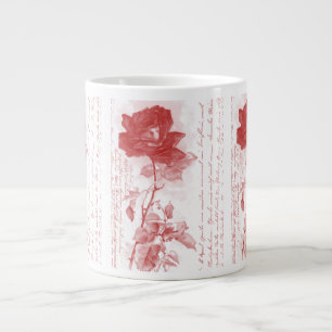 Rote Rose Jumbo-Tasse
