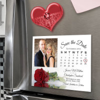 Rote Rose Kalender Foto Hochzeit Retten Datums Mag