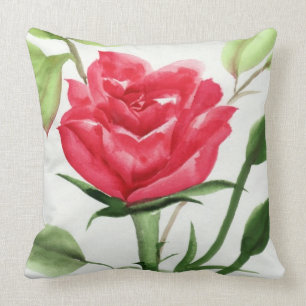 Rote Rose Kissen