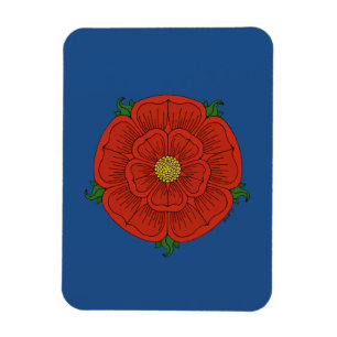 Rote Rose Lancaster Magnet