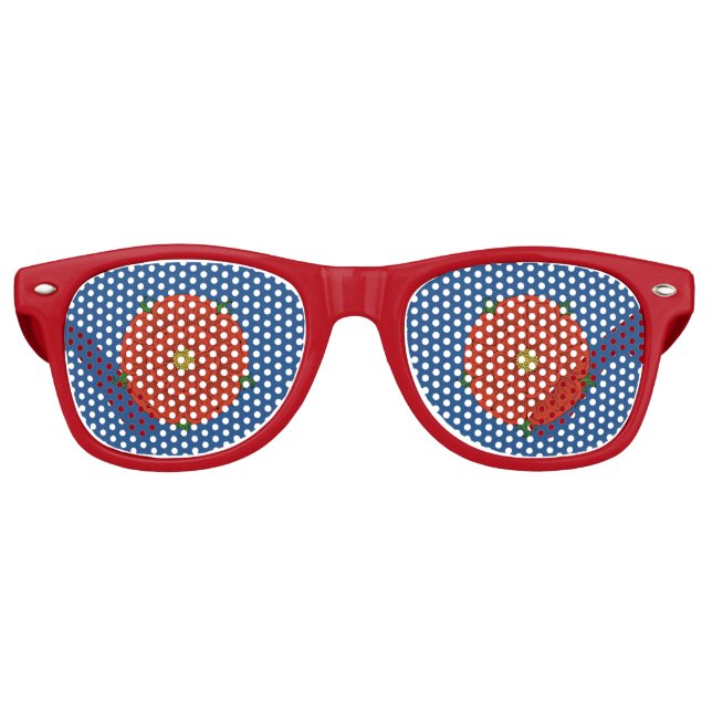 Rote Rose Lancaster Sonnenbrille (Vorderseite)