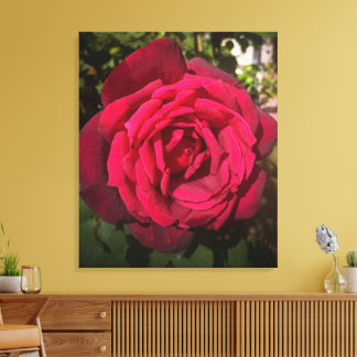 Rote Rose Leinwanddruck