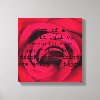 Rote Rose Leinwanddruck
