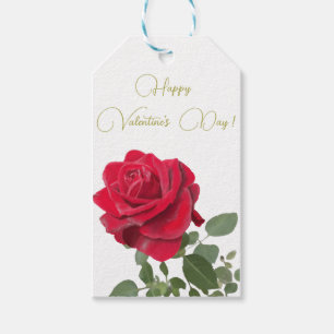 Rote Rose - Liebesfeier - Valentinstag Geschenkanhänger