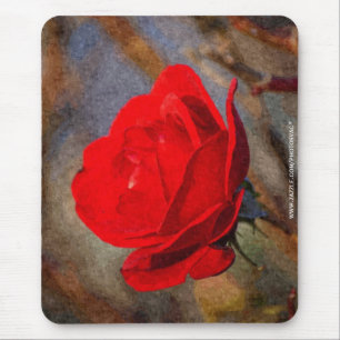 Rote Rose Mousepad