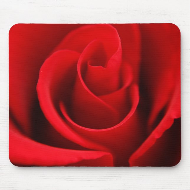 Rote Rose Mousepad (Vorne)
