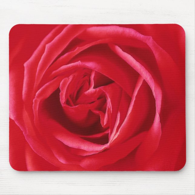 Rote Rose Mousepad (Vorne)