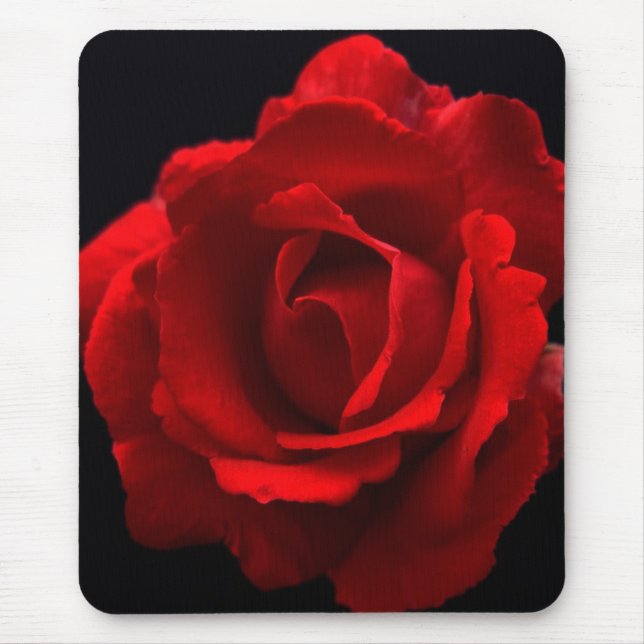 Rote Rose mpcn Mousepad (Vorne)