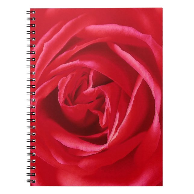 Rote Rose Notizblock (Vorderseite)