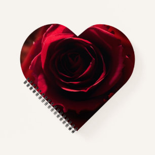 Rote Rose Notizbuch